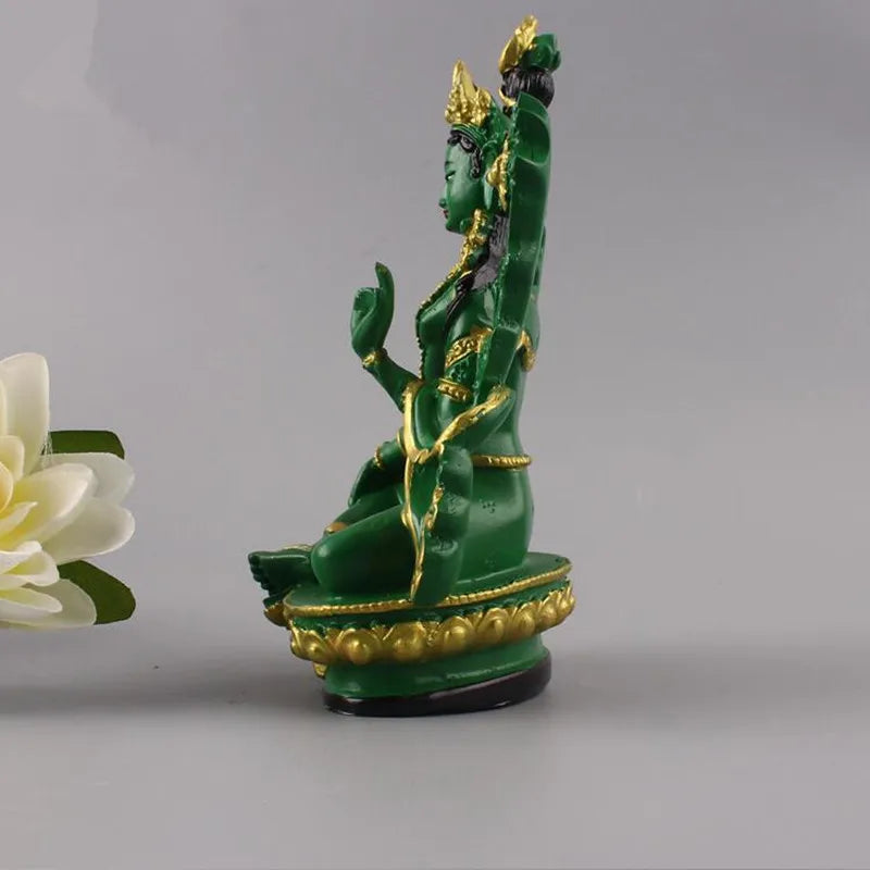 Resin Colored Painted Talisman Efficacious Family Protection