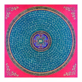 Tibetan Buddhist Thangka Mandala Tibet Buddhist FrescoLiving Room