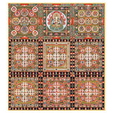 Thangka Mandala Buddha painting Tibetan religious canvas painting art