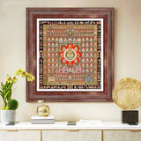Thangka Mandala Buddha painting Tibetan religious canvas painting art