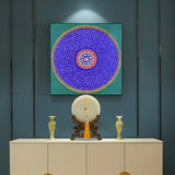Tibetan Buddhist Thangka Mandala Tibet Buddhist FrescoLiving Room