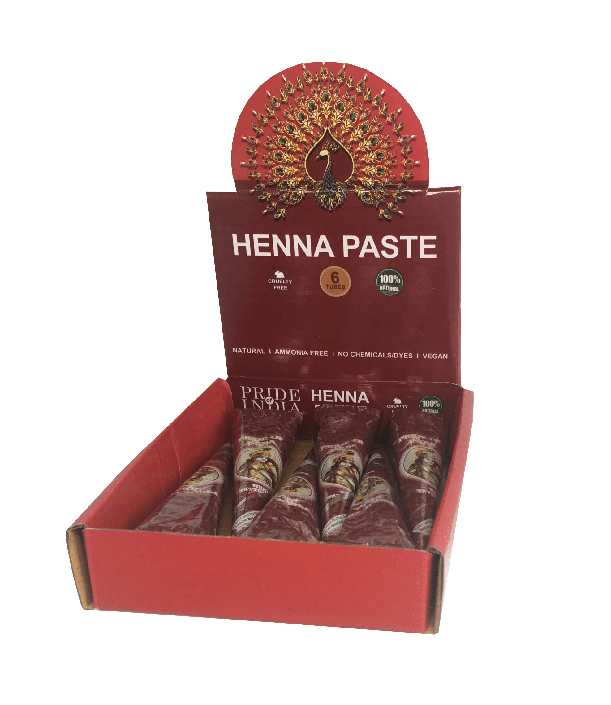 Herbal Henna Tattoo Mehendi Paste - BUY 1 GET 1 FREE  - 1.25oz Tube