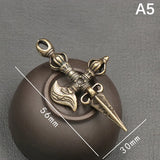Handcraft Pendant Vintage Solid Religious Pestle Prayer Pendants Nepal