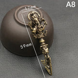 Handcraft Pendant Vintage Solid Religious Pestle Prayer Pendants Nepal