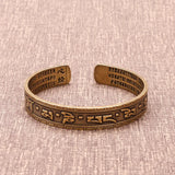 Vintage Copper Nepal Tibetan Buddhism Cuff Bracelet Men Women