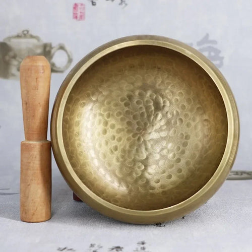 Nepal Handmade Tibet Buddha Sound Bowl Yoga Meditation Chanting Bowl