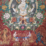 36Tibetan Silk Hand Embroidery Buddha of Nepal Thangka Manjushri Tara