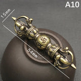 Handcraft Pendant Vintage Solid Religious Pestle Prayer Pendants Nepal