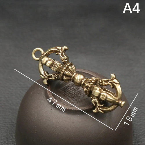 Handcraft Pendant Vintage Solid Religious Pestle Prayer Pendants Nepal