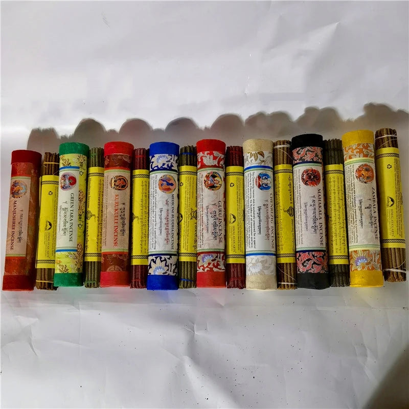 30pcs Nepal Himalaya Tibetan Incense Pure Handmade Thick Stick Incense