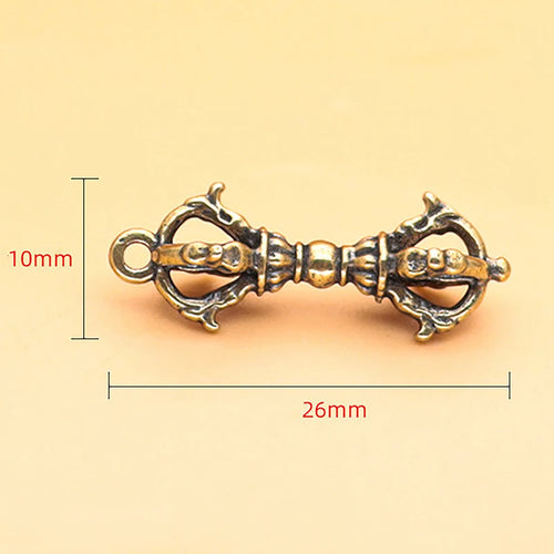 Handcraft Pendant Vintage Solid Religious Pestle Prayer Pendants Nepal