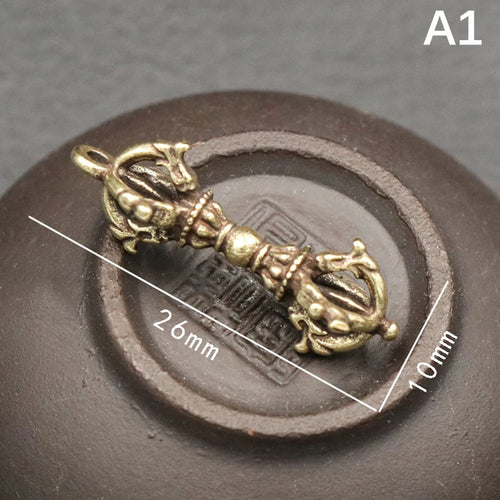 Handcraft Pendant Vintage Solid Religious Pestle Prayer Pendants Nepal