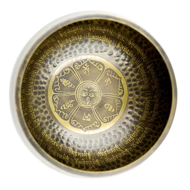 Nepal Handmade Tibetan Bowls Large Brass Singing Bowl Buddhist
