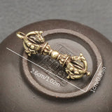 Handcraft Pendant Vintage Solid Religious Pestle Prayer Pendants Nepal