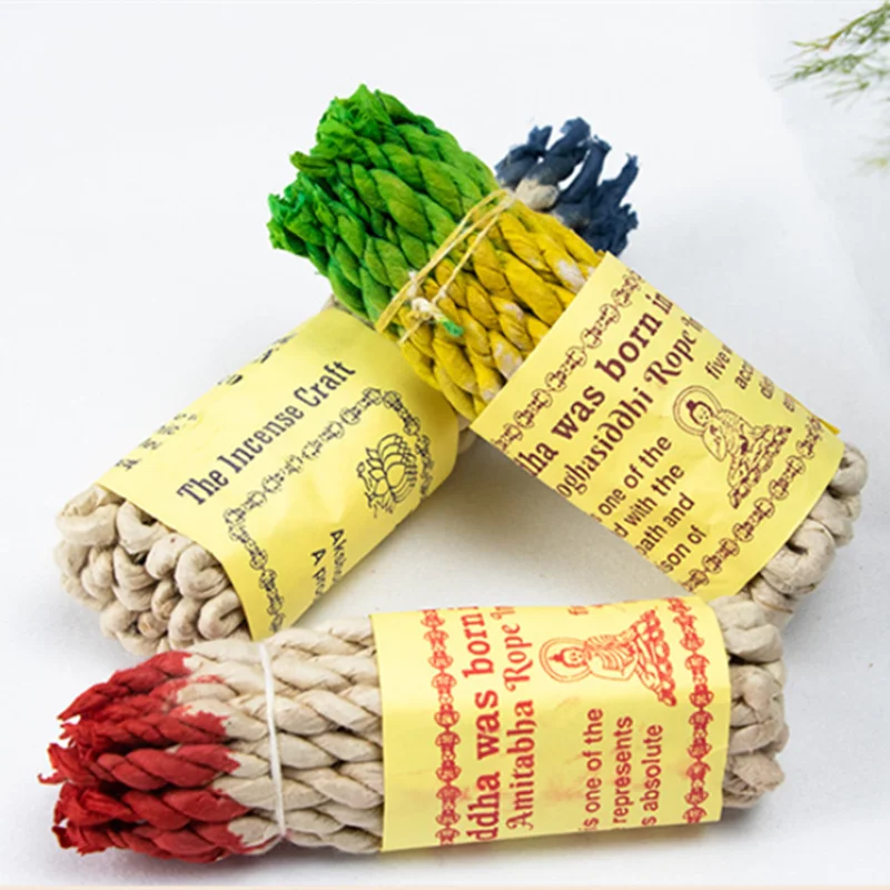 Nepal Rope Incense Tibetan Incense Natural Raw Materials Handmade