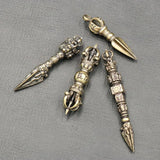 Handcraft Pendant Vintage Solid Religious Pestle Prayer Pendants Nepal