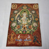 36Tibetan Silk Hand Embroidery Buddha of Nepal Thangka Manjushri Tara