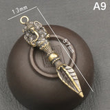 Handcraft Pendant Vintage Solid Religious Pestle Prayer Pendants Nepal