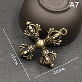 Handcraft Pendant Vintage Solid Religious Pestle Prayer Pendants Nepal