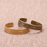Vintage Copper Nepal Tibetan Buddhism Cuff Bracelet Men Women