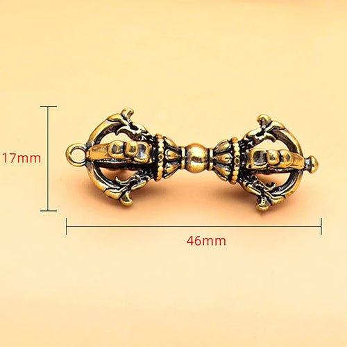 Handcraft Pendant Vintage Solid Religious Pestle Prayer Pendants Nepal
