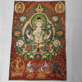 36Tibetan Silk Hand Embroidery Buddha of Nepal Thangka Manjushri Tara