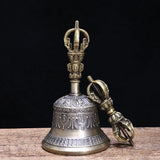 Handmade Brass Tibetan Bells Chimes Vintage Buddhist Meditation Bell