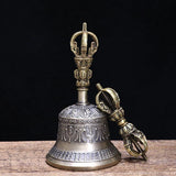Handmade Brass Tibetan Bells Chimes Vintage Buddhist Meditation Bell