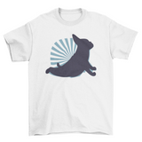 Yoga dog t-shirt