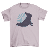 Yoga dog t-shirt