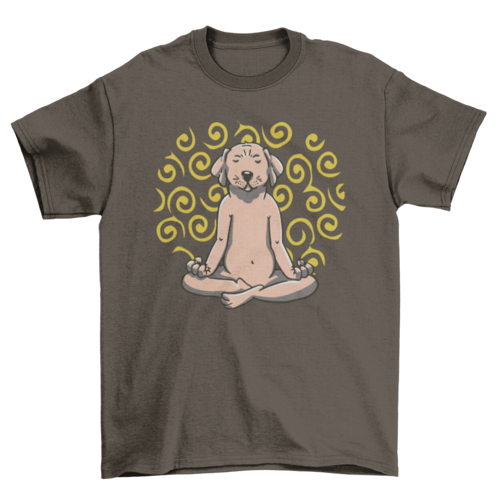 Labrador dog in yoga pose t-shirt
