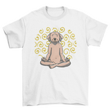 Labrador dog in yoga pose t-shirt