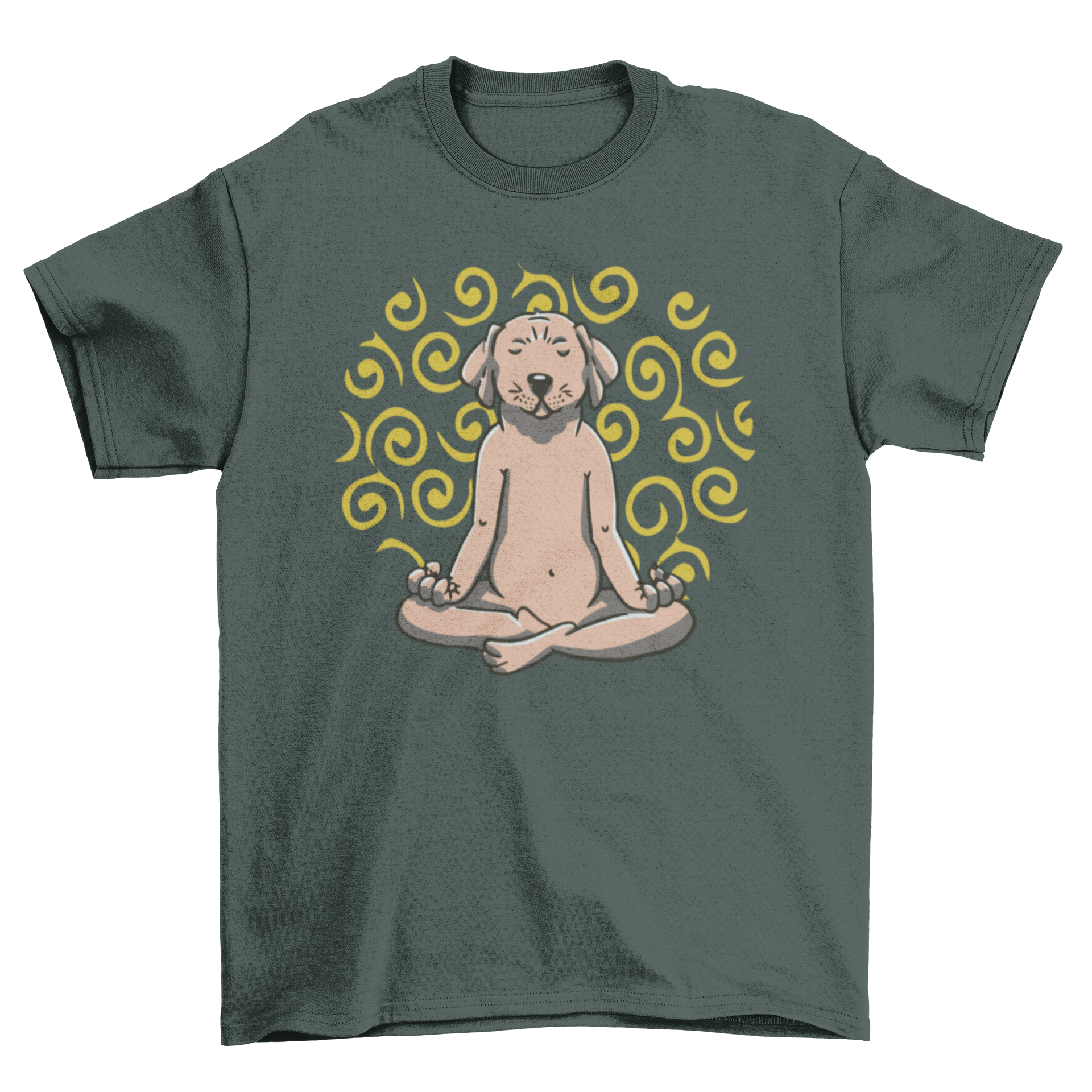 Labrador dog in yoga pose t-shirt