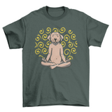 Labrador dog in yoga pose t-shirt
