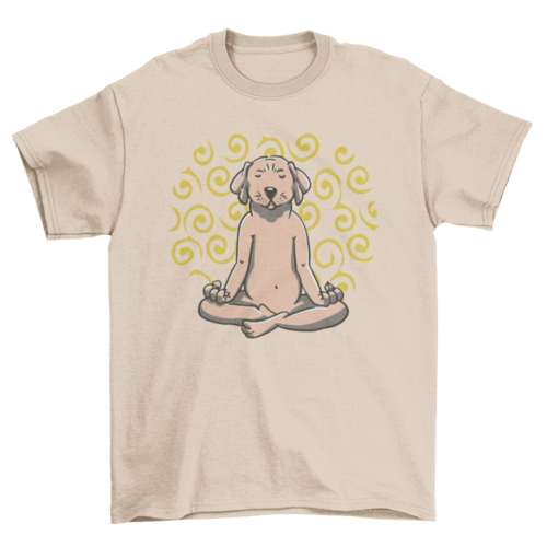 Labrador dog in yoga pose t-shirt