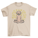 Labrador dog in yoga pose t-shirt