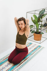 Ascend Yoga Mat Pendleton Turquoise Ridge Mat