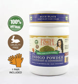 Hair Bloom Natural Blue Black Hair Color- Herbal Indigo w/ False Daisy