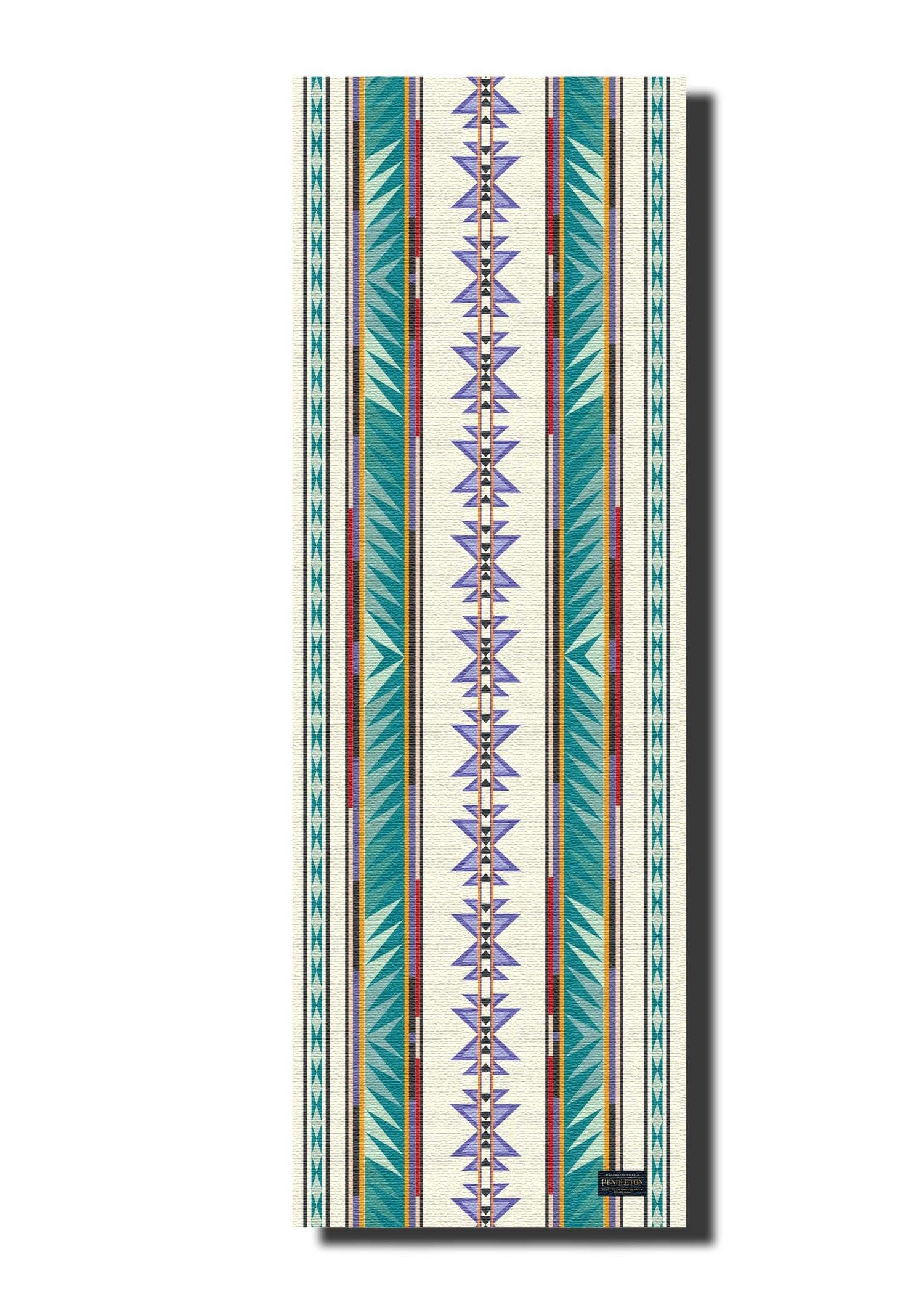 Ascend Yoga Mat Pendleton Turquoise Ridge Mat